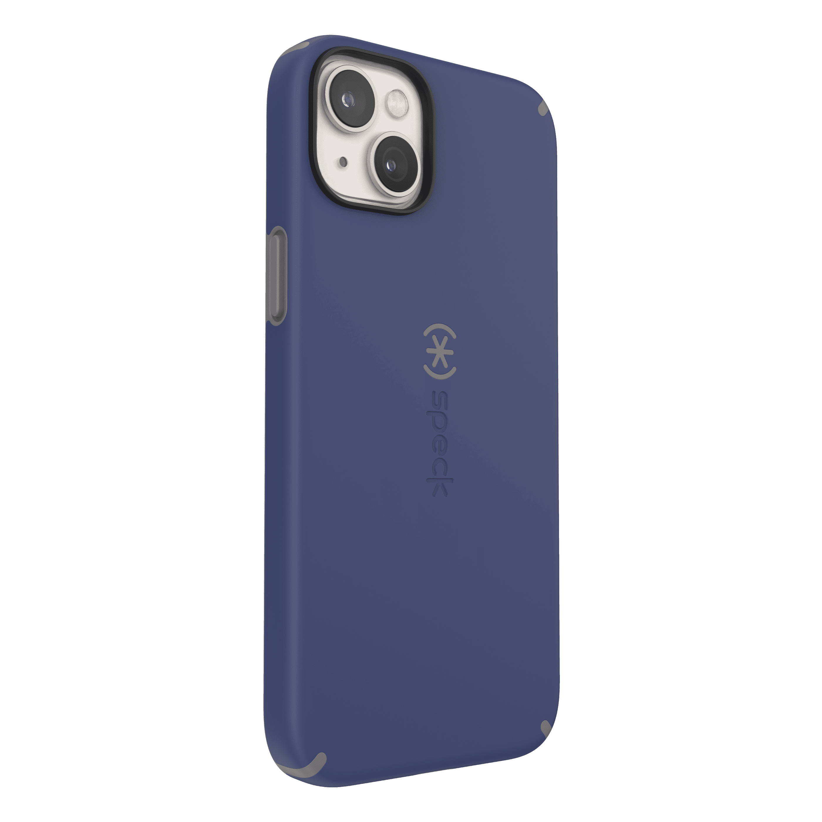 Speck CandyShell Case Slim for iPhone 14 Plus, Prussian Blue/Cloudy Grey