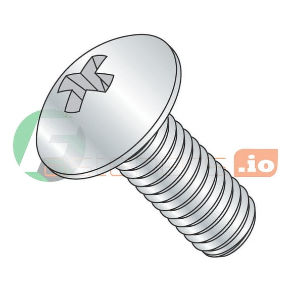 10-24 x 2 1/2" Machine Screws / Phillips / Truss Head / Steel / Zinc (Quantity: 1,000 pcs)