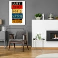 thumbnail image 5 of Epic Art 'Pennington Match The Couch' by Gregory Constantine, Acrylic Glass Wall Art, 24"x36", 5 of 8