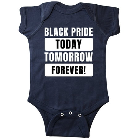 

Inktastic Black History Month Black Pride Today Tomorrow Forever Gift Baby Boy or Baby Girl Bodysuit