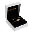 thumbnail image 2 of SERASAR 925 Sterling Silver Anklet "Heart" with 18k Gold Plating, Gold, Including Gift box, 2 of 5
