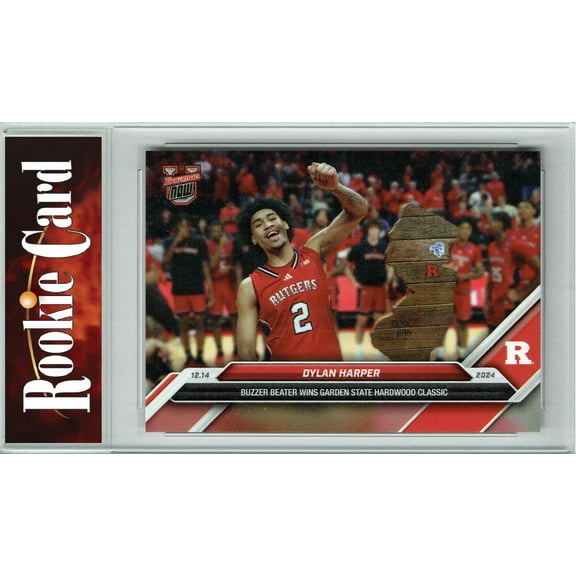 Certified Mint Dylan Harper 2024 Bowman University Now #30 Buzzer Beater Rookie Card Rutgers