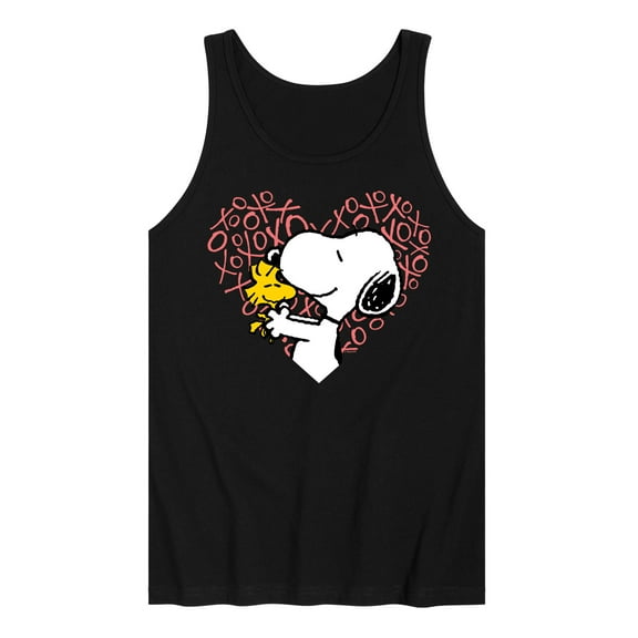Peanuts - Snoopy Woodstock Xo Heart - Men's Jersey Tank Top