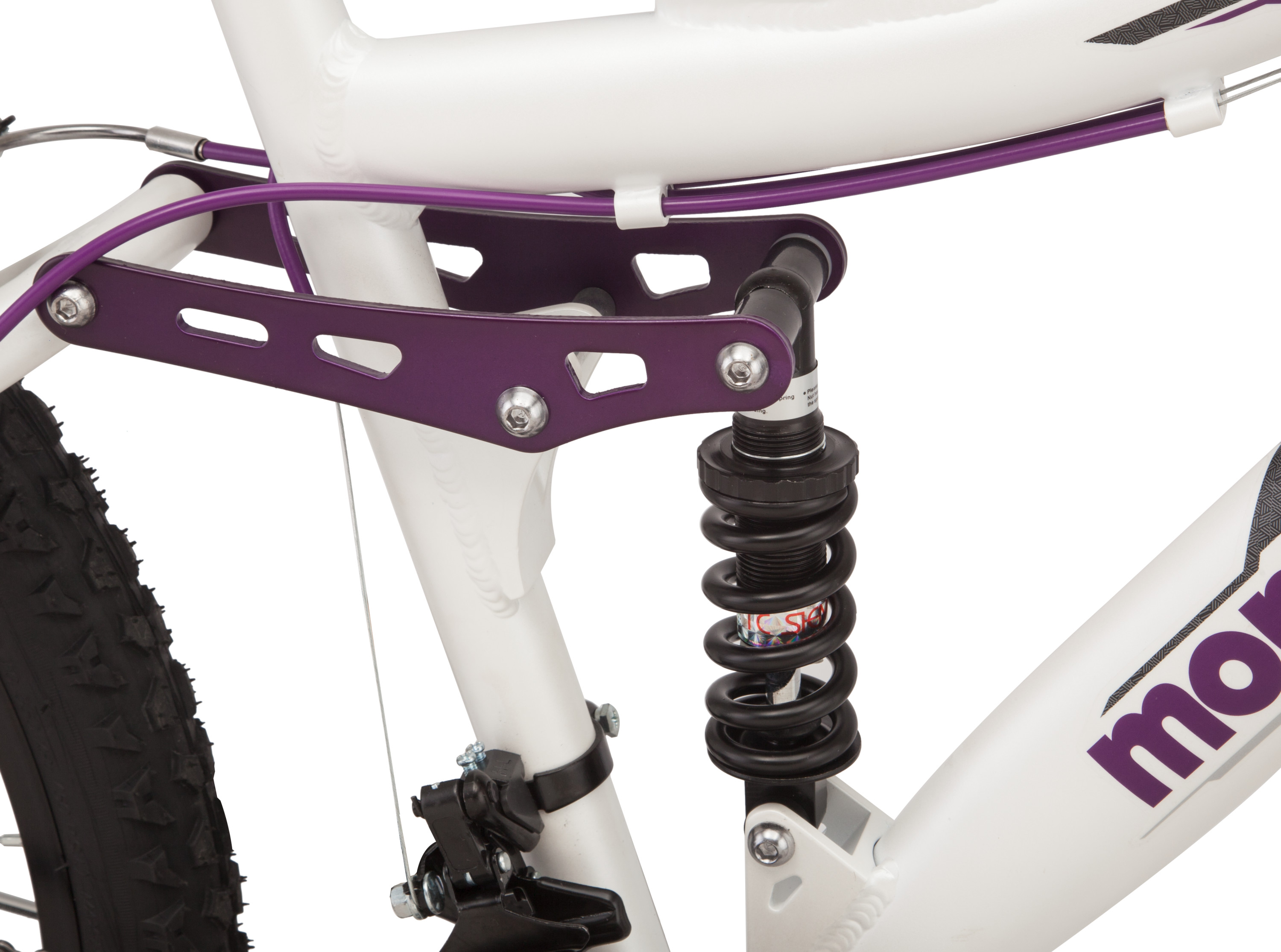 Mongoose Ledge 2.1 Mountain Bike, 26-inch wheels, 21 speeds, womens frame, white - image 2 of 7