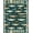 Teal Blue Orange Cream, Pattern 16, variant on ODIKA 8'x10' Washable Area Rug Non-Shedding, Easy Care, Muted Olive Red Fishing Fish Vintage Rustic Bass Motif with Tackle and Creel for King Size Bedroom Under Bed, Master Suite