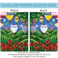 thumbnail image 5 of Toland Home Garden Green and Red Poppy the Balloons Outdoor Garden Flag 18" x 12.5", 5 of 5
