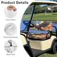 thumbnail image 5 of Pzuqiu Eagle Golf Cart Front Seat Cover Kit Golf Cart Accessories Elastic Easy Install and Clean American Flag Golf Seat Cover Fits All EZGO Club Car and More Golf Carts, 5 of 7