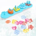 thumbnail image 1 of Juego de juguetes de baño Texviko, sin moho, con forma de silicona, clasificador, 20 unidades, 1 of 7