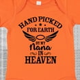 thumbnail image 4 of Inktastic Handpicked for Earth by My Nana in Heaven with Angel Wings Boys or Girls Baby Bodysuit, 4 of 5