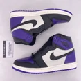 thumbnail image 3 of Taille 10.5 - Air Jordan 1 Rétro OG High Court Violet, 3 of 6