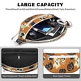 thumbnail image 4 of Fanny Pack Halloween Ghosts Skulls Bats and Pumpkins Waist Pack Bag,Running Cross Bag,Waterproof Large Fanny Packs for Women Men for Travel Running Hiking Cycling, 4 of 6