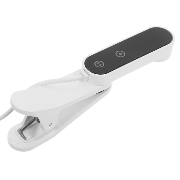 GAXIRE White ABS Screen Clip Holder for Gamers, 1 Pack - Monitor Mount Accessory for Gaming Setup