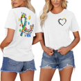 thumbnail image 3 of CHENge Autism Awareness Shirt Womens Autistic Support Tshirt Acceptance Inspirational Mom Short Sleeve Tops, 3 of 5