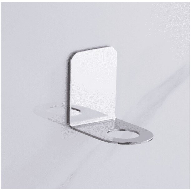 Soporte para gel de ducha perforado de acero inoxidable 304, soporte para botella de jabón de manos, gancho para baño, soporte para botella de champú, soporte para inodoro, dos juegos