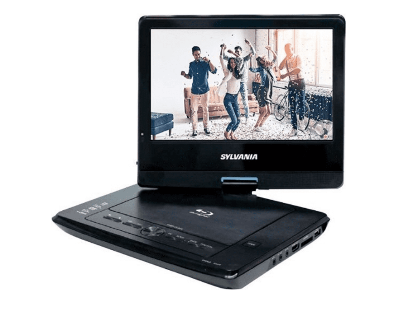 Restored Sylvania SDVD1079 10” Portable Bluray Player with Swivel