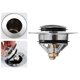 thumbnail image 2 of Colador de drenaje antirrebote universal Gloria para lavabo de Acero inoxidable 42 a 45 mm Plata Lavar el drenaje de rebote, 2 of 8