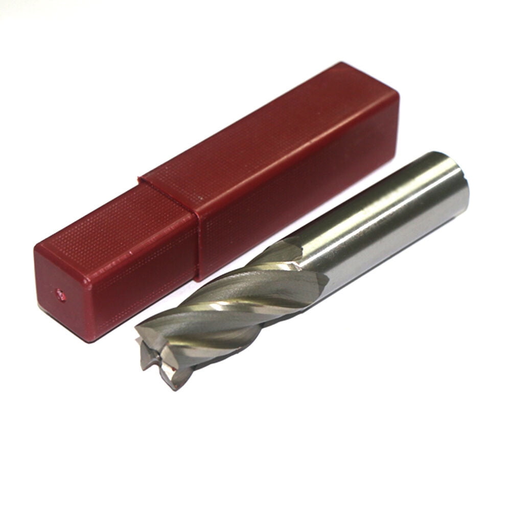 3/4" 4 Flutes HSS Highspeed Steel Straight Shank CNC End Mill Cutter