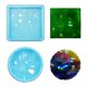thumbnail image 5 of Posavasos con forma de taza con sombra de luz holográfica, molde de resina epoxi de cristal, molde de silicona, herramienta para manualidades DIY, azul, azul, 5 of 5