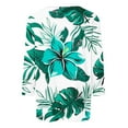 thumbnail image 5 of JTZGDY 3/4 Length Sleeve Tops for Women Loose Fit Casual Beach Tropical Printed Summer Crewneck Oversized Tunic Blouse Lightweight Cozy Graphic Vacation T-Shirts Multicolor#08 XXL, 5 of 6