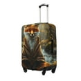 thumbnail image 2 of Cauagu Streamside Meditating Fox Print Travel Luggage Cover,Travel Dust-proof Suitcase Cover Softside Suitcase Protector for 18-32inch,Not Included Suitcase, 2 of 8