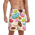 thumbnail image 2 of Sikiie Color Donut Mens Pajama Shorts, Lightweight Lounge Pant with Pockets Soft Sleep Pj Shorts for MenMedium, 2 of 6