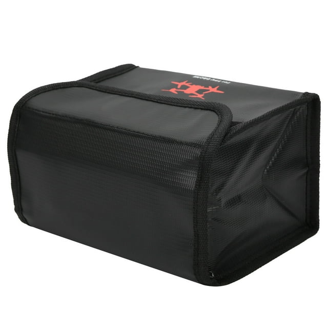Gupbes Battery Safe Bag, Safely Compact Size Ipo Battery Safe Bag With Hook And Loop Sealing Design For Travel Charging Storage Batteries