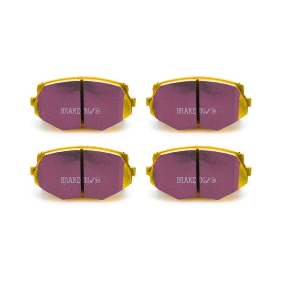 EBC Brakes Yellowstuff 4000 Series Street and Track Brake Pad Set Fits select: 1994-1997,1999-2005 MAZDA MX-5 MIATA