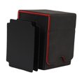 thumbnail image 2 of Dalazy Étui en Cuir pour Cartes 100+ Cartes sous Pochette pour Affaires Noir Rouge 1ensemble, 2 of 6