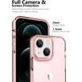thumbnail image 4 of for iPhone 15 Case, 6.6ft Drop Protection, Full Body Screen Camera Protective Phone Case,Pink, 4 of 11