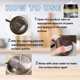 thumbnail image 4 of Uuiauoio Metal Polish Paste, 4.233 oz, Industrial Strength Scratch Remover & Cleaner for Aluminum, Chrome, Stainless Steel, Restores Shine to All Metals, Heavy-Duty Polishing Paste, 4 of 8