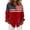 A13 Red, variant on FASHOFT 250 Anniversary USA Shirt for Women Patriotic Long Sleeve Button Down Shirts 4th of July T-Shirts Red L