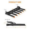 thumbnail image 4 of Studyset 48" Clamp On Debris Forks, 2500 lbs Capacity Heavy Duty Clamp On Pallet Forks Bucket Attachments Tractor Bucket Forks for Loader Bucket Skidsteer Tractor,Quick Attach Loader Bucket, 4 of 8