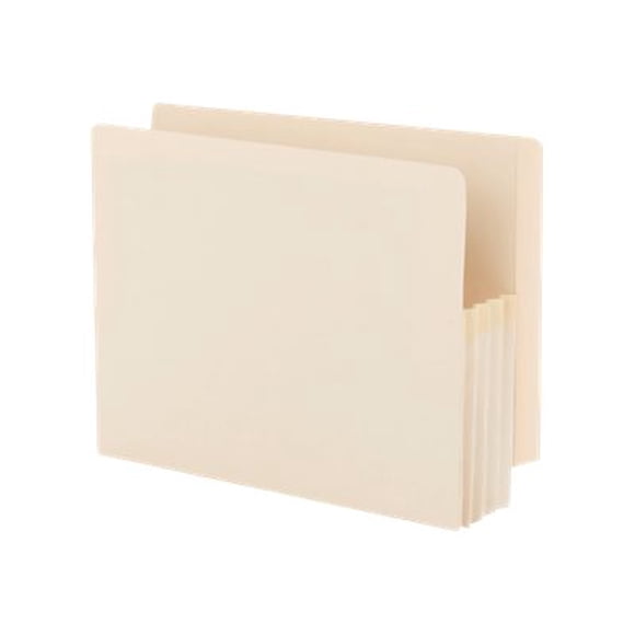 Smead 75124 3 in Expansion End Tab File Pockets  Straight Tab  MLA  Letter  MLA  25/Box