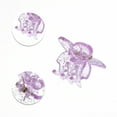 thumbnail image 5 of Unique Bargains Fashion Butterfly Small Clip Hairdo Clip for Women 6 Pcs Gold Tone Pink Purple, 5 of 5