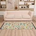 thumbnail image 2 of Yayeee Runner Rug for Bedroom 2'x6' Machine Washable Hallway Non Slip Mat, Beige Cartoon Animals, 2 of 8