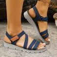 thumbnail image 6 of ShiShine Womens Keystone Sport Sandals Strappy Ankle Strap Comfort Cushioned Casual Walking Summer Sandals, 6 of 9
