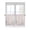 Light Beige, variant on Half Window Curtains 24 Inches Long, Spring Floral Window Treatment Curtain Drapes, Colorful Watercolor Botanical Short Curtains Tiers for Kitchen Over Sink, 27.5"x24", 2 Panels
