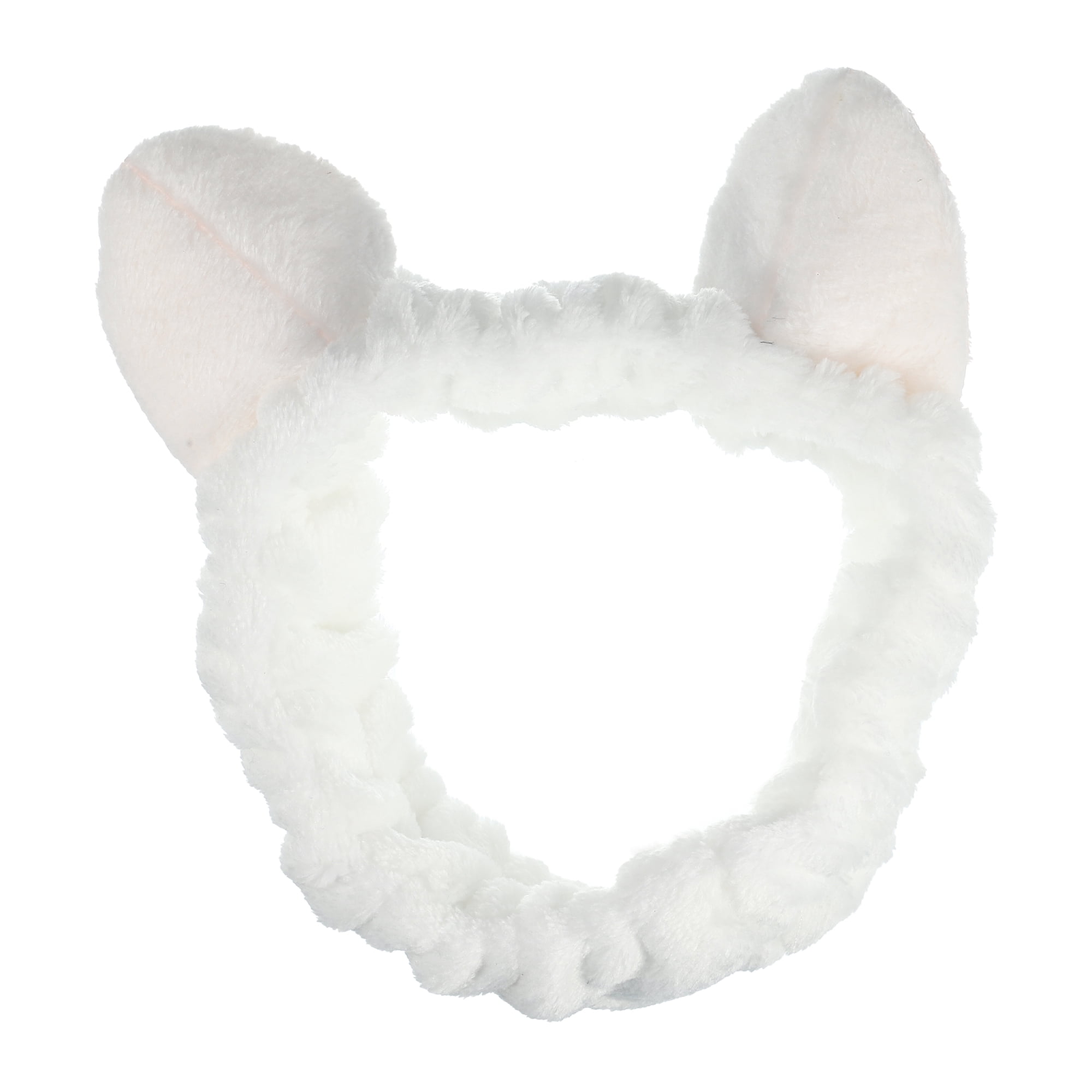 Unique Bargains Cute Cartoon Cat Ears Headbands for Women 7.09"x6.50"  1 Pc White