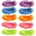 thumbnail image 1 of Doble multifuncional Duster Mop Slipper Shoe Cover Chenille Fiber Lavable Foot Socks Herramienta de limpieza de pisos Shoe Cover para baño, oficina, cocina, limpieza de pulido de la casa Ormromra LRWJ554, 1 of 6