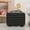 Black, variant on GYTY [Stain-Resistant Cosmetic Bag] Lightweight 14-Inch Mini Suitcase Cosmetic Bag - Stain-Resistant with Zip Closure & Fixed Shoulder Strap - Perfect for Travel, Students, and Gifts