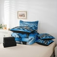 thumbnail image 6 of Castle Fairy Zebra Cheetah Print Bedding Comforter Set,Abstract Gradient King Bedding Sets, 6 of 8