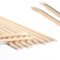 thumbnail image 1 of Herramientas para uñas Palitos de naranja Palitos de madera Piel muerta Empujador Palitos de naranja de doble cabeza de 11,4 cm 100 bolsas Palitos de punta para taladro, 1 of 6