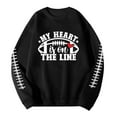 thumbnail image 4 of LIUJUNSHOP Men's Organic Cotton Crewneck Sweatshirt Men's Football Pullover Sweatshirt Holiday Logo Print Hop Oversized, 4 of 4
