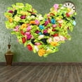 thumbnail image 6 of NICEXMAS Artificial Flowers Heads Bulk Faux Flower Heads Mini Crafts Design 100Pcs, 6 of 8