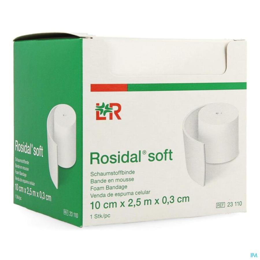 Rosidal Soft Foam Padding Bandage 4 Inch x 1/5 Inch x 25/4 Yards, 1