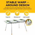 thumbnail image 4 of St. Patrick's Day Table Cloths for 8 Foot Rectangle Tables, Cute Puppy Lucky Shamrock Black Plaid Patio Waterproof Elastic Fitted Tablecloths, Washable Rectangular Table Cover for Camping, 4 of 8
