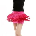 thumbnail image 3 of YM YOUMU Kids Girls Tassel Dance Skirt Latin Ballroom Salsa Rumba Mini Layered Fringe Dancewear, 3 of 3