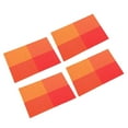 thumbnail image 2 of Manteles Individuales Macarena 4 Piezas Flexible No Deformable Naranja, 2 of 8