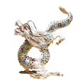 thumbnail image 1 of Mini figura de dragón, estatua de dragón, escultura de dragón, escultura de Animal para festivales de primavera, escritorio de oficina, regalos de año Blanco, 1 of 10