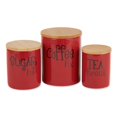 thumbnail image 1 of Set de botes DII Retro Collection Ceramics Red, 3 piezas, 1 of 9